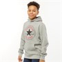 Converse Junior Fleece Chuck Patch Hoodie Dark Grey Heather