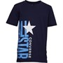 Converse Drenge All Star Stacked T-Shirt Marineblå