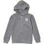 Converse Infant Fleece Chuck Patch Full Zip Hoodie Dark Grey Heather