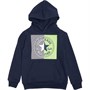 Converse Junior Boys Colourblock Mesh Filled Ctp Hoodie Obsidian
