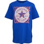 Converse Junior Linear Overlay HD Chuck Patch T-Shirt Niebieski