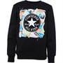 Converse Junior Sneaker Chuck Patch Crew Sweat Black