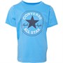 Converse Chłopięce Core Chuck Patch T-Shirt Błękitny