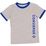 Converse Drenge Vintage Logo Ringer T-Shirt Grå