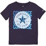 Converse Junior Linear Overlay Hd Chuck Patch T-Shirt Obsidian/Coast