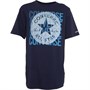 Converse Junior Linear Overlay HD Chuck Patch T-Shirt Ciemny Niebieski