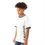 Converse Drenge Vintge Logo Ringer T-Shirt Hvid