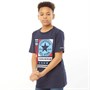 Converse Junior Mixed Boxes T-Shirt Granatowy