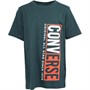 Converse Junior Split Box T-Shirt Faded Spruce