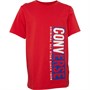 Converse Junior Split Box T-Shirt Czerwony