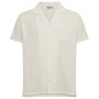 Resteröds Chemises à Manches Courtes Resort Homme Blanc Cassé
