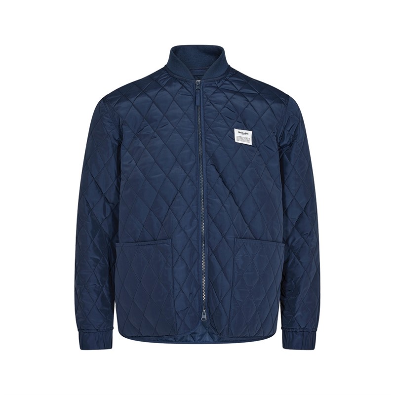 Resteröds Herren Resteröds Steppjacke Blau