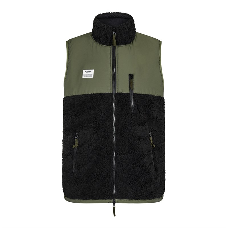 Resteröds Herre Resteröds Panel Fleece Vest Grøn