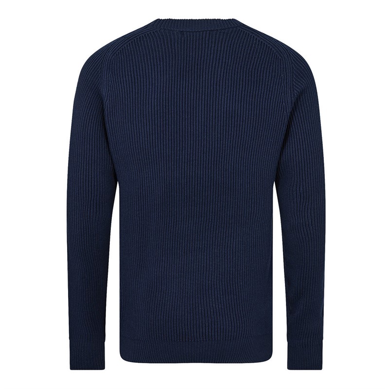 Resteröds Herren Strickpullover Marineblau