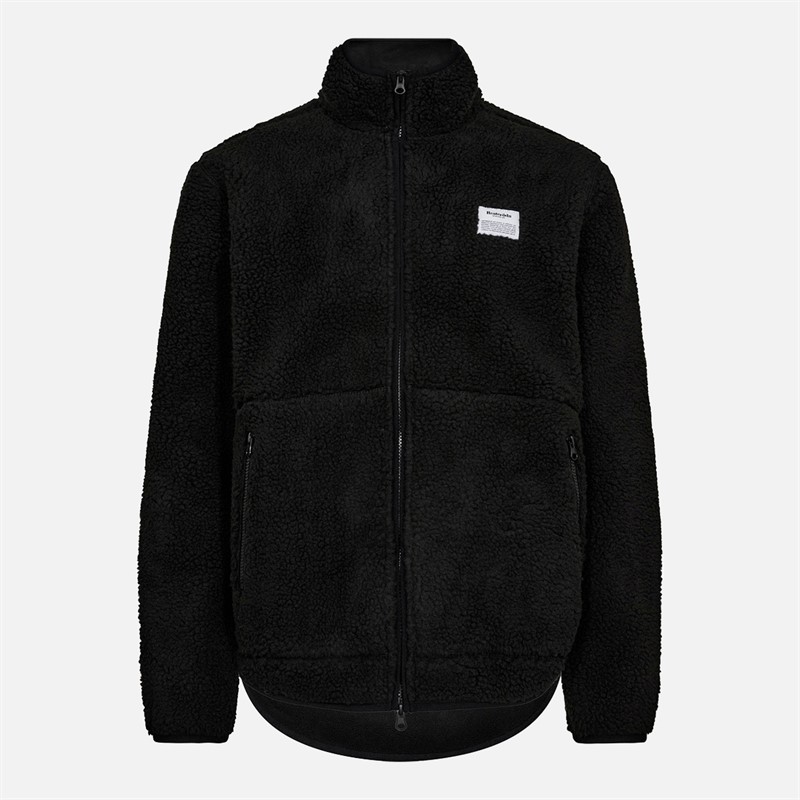 Resteröds Herren Fleece Jacke Schwarz