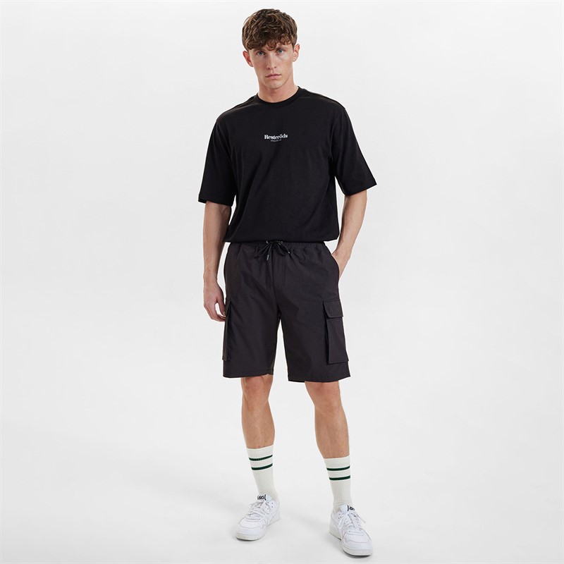 Resteröds Shorts cargo Homme Noir