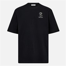 Resteröds Herren Tas Print T Shirt Schwarz