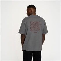 Resteröds Heren T-shirt met print Grijs