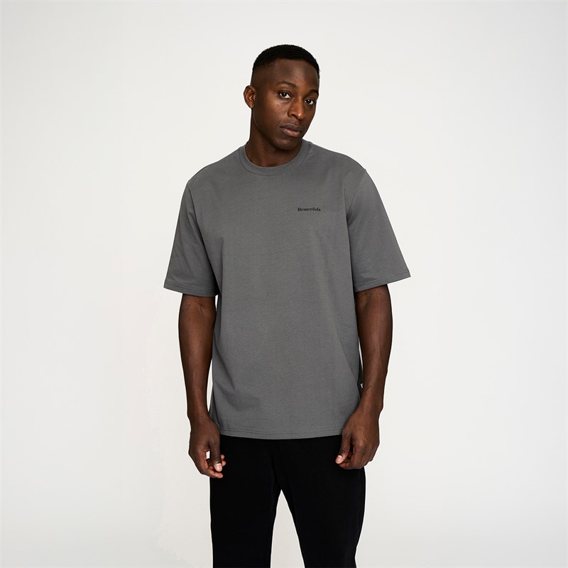 Resteröds T-shirt z nadrukiem dla niego kolor Szary