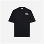 Resteröds Herre Tas Brystprint T Shirt Sort