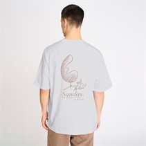 Resteröds Herre Tas Print T-shirt Hvid