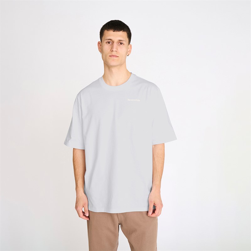 Resteröds Herre Tas Print T-shirt Hvid