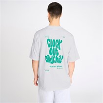 Resteröds Herre Tas Print T-shirt Hvid