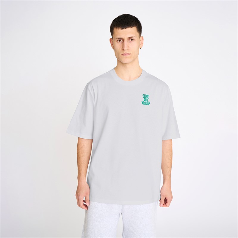 Resteröds Herre Tas Print T-shirt Hvid