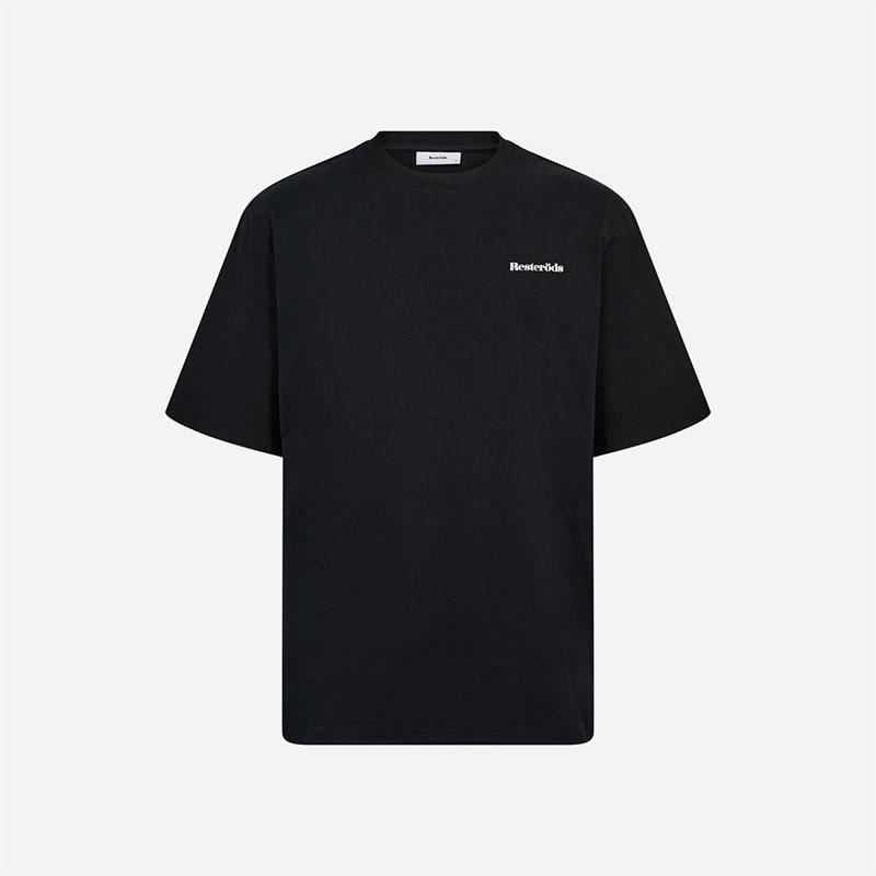 Resteröds Herre Tas Print T-shirt Sort