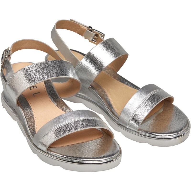 ravel silver sandals
