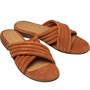 Ravel Womens Sarina Suede Mule Sandals Rust