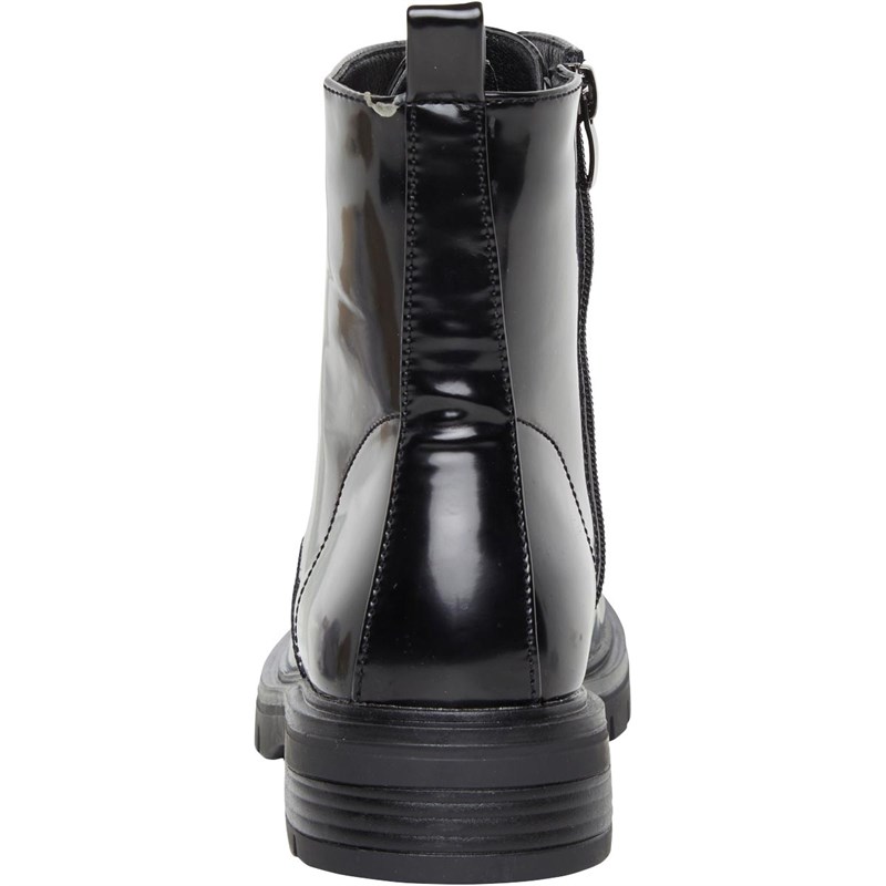 Ravel Womens Zelda Boots Black Hi Shine