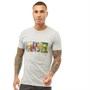 Marvel Heren Comic Strip Logo T-Shirt Zwart