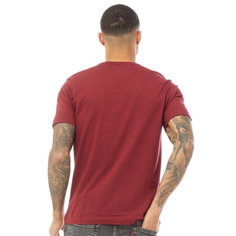 Marvel Tee-Shirt Thor Text Homme Bordeaux