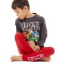Marvel Drenge Pyjamas Mellemgrå