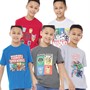 Marvel Boys Five Pack T-Shirts Multi