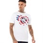 Marvel T-Shirts tain America Torn Homme Blanc