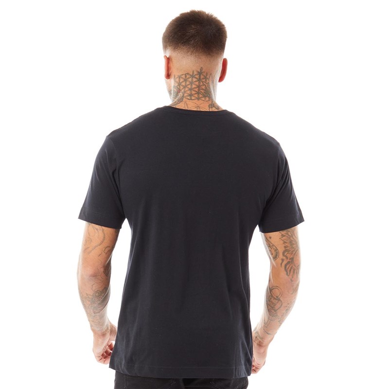 Marvel Mens Scrapbook Logo T-shirt Black