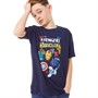 Marvel Boys Superhero Trio T-Shirt Navy