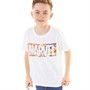 Marvel Boys Paint Brick T-Shirt White