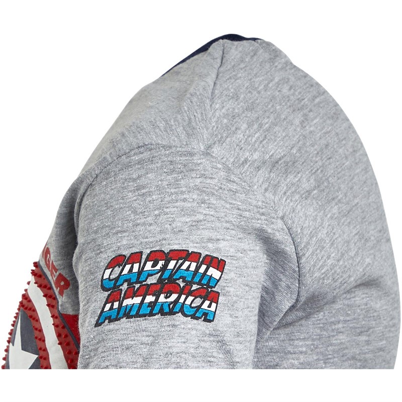 Marvel Jongens T-shirts Gemeleerd Lichtgrijs