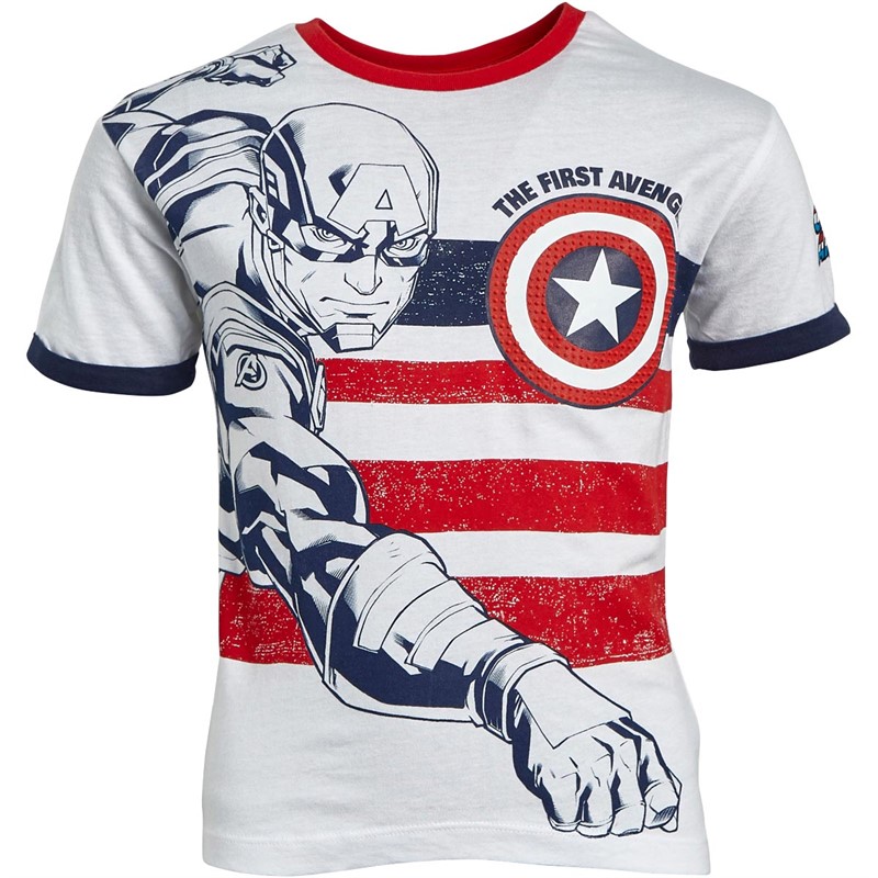 Marvel Drenge T-shirts Hvid