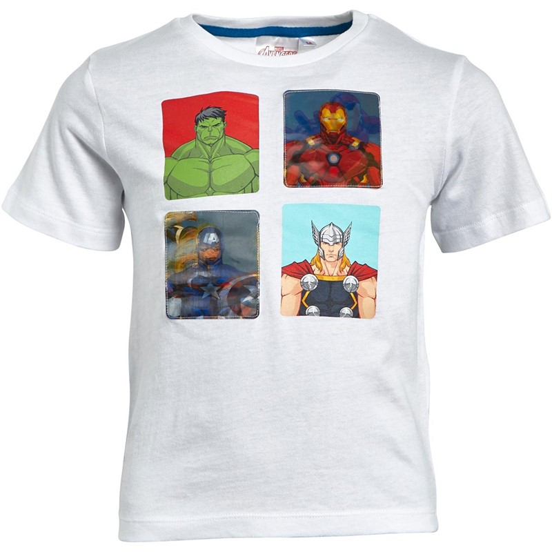 Marvel Drenge T-shirts Hvid