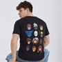 Marvel Mens X-Men Face T-Shirt Black