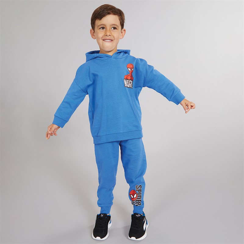 Marvel Boys Tracksuit Blue graphic - Size 2/3Y