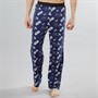 Marvel Mens Star Wars Ships Logo Lounge Pants Navy