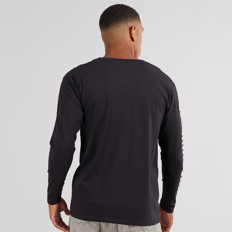 Marvel Mens The Punisher Skull Long Sleeve T-Shirt Black