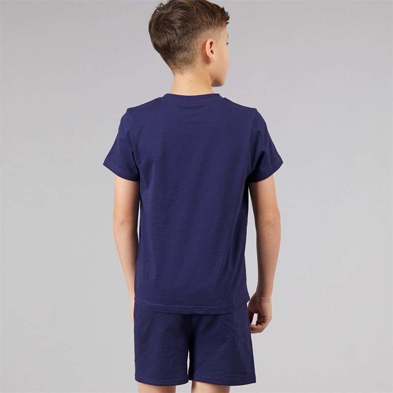 Marvel Boys T-Shirt And Shorts Co-Ord Set Navy