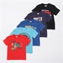 Marvel Boys Five Pack T-Shirts Multi