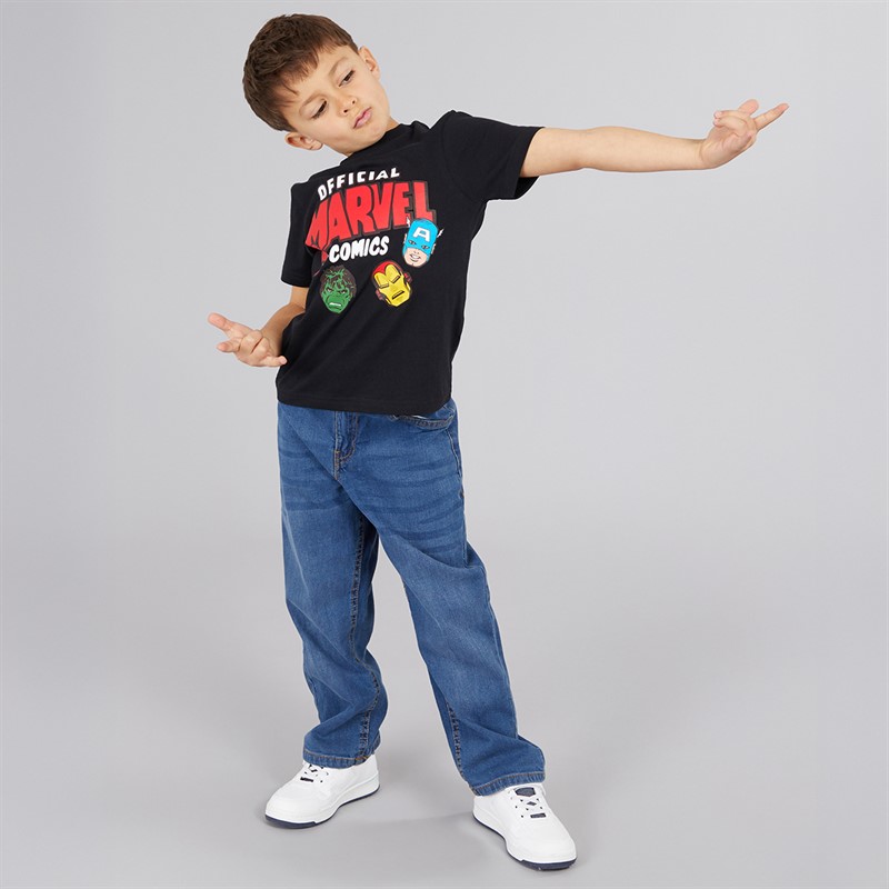 Marvel Boys Five Pack T-Shirts Multi